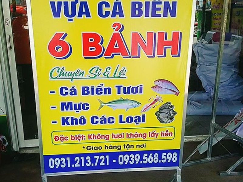 Biển hiệu cá cảnh hiện đại