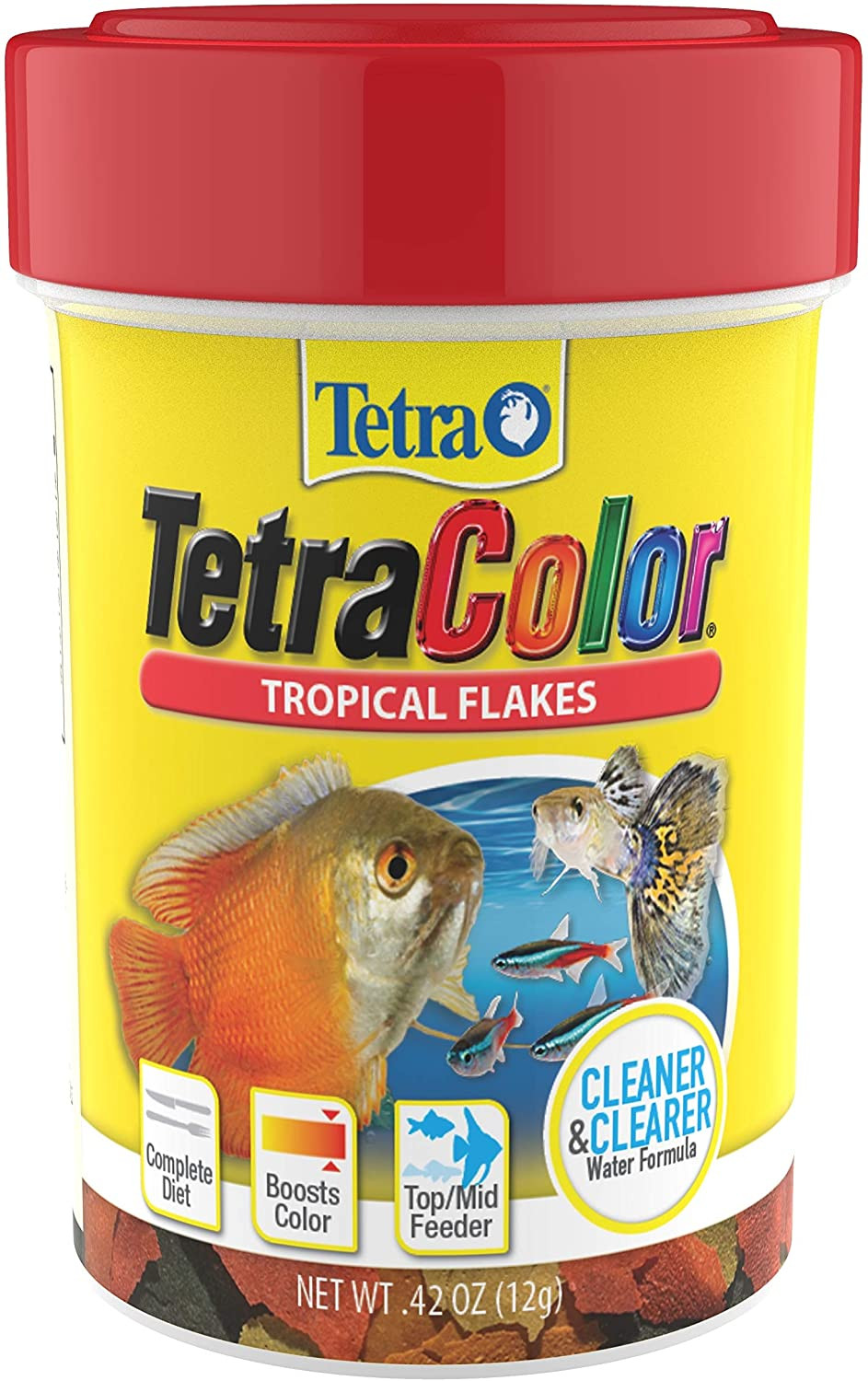 Cám cá bảy màu Tetra Tropical Color Flakes tăng cường sắc tố