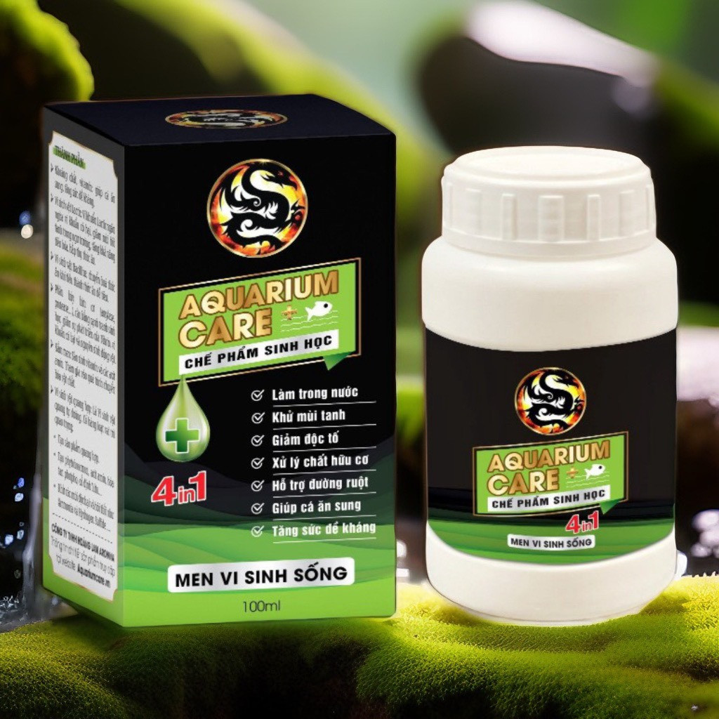 chai vi sinh Aquarium Care hỗ trợ làm sạch nước hồ cá
