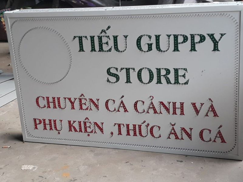 Chất liệu biển quảng cáo cá cảnh