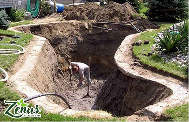 Đào hồ cá cảnh sân vườn đúng kỹ thuật