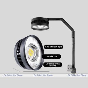 Đèn LED Rọi A60 60W đỏ cá không đỏ nước Zaqua