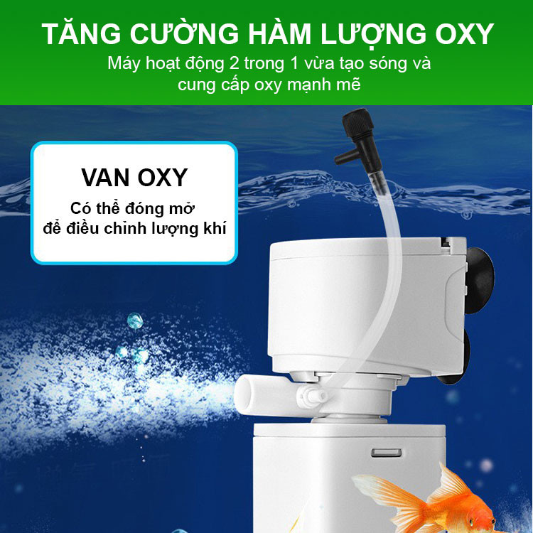 Thiết bị điều chỉnh lượng oxy trong bể cá cảnh