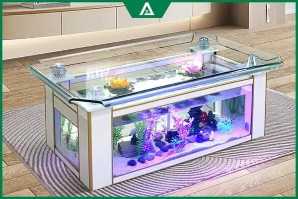 Bàn Trà Kèm Bể Cá: Hướng Dẫn Chọn Và Bố Trí Hoàn Hảo