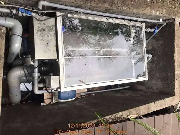 bản vẽ hệ thống lọc hồ cá koi