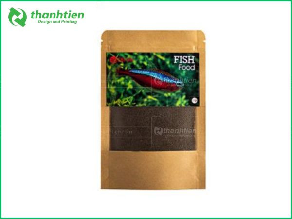 Bao bì nhỏ đựng thức ăn cá cảnh đa lớp