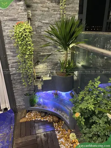 Một số hình ảnh khác của ban công này: