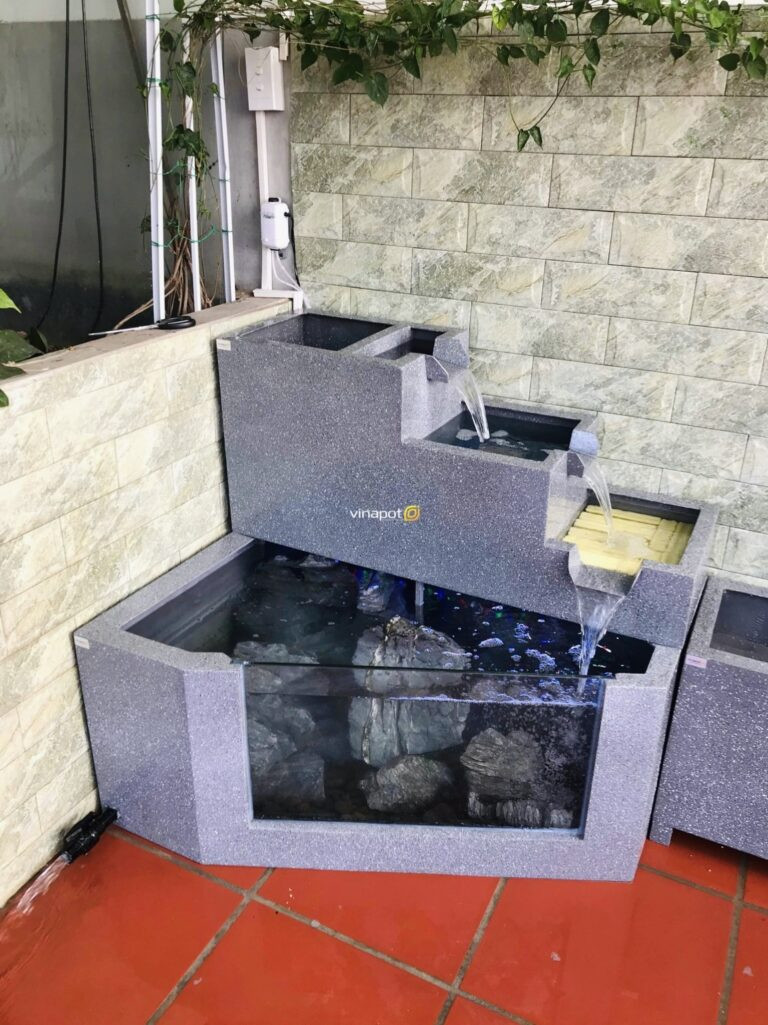 Bể cá cảnh composite đơn giản