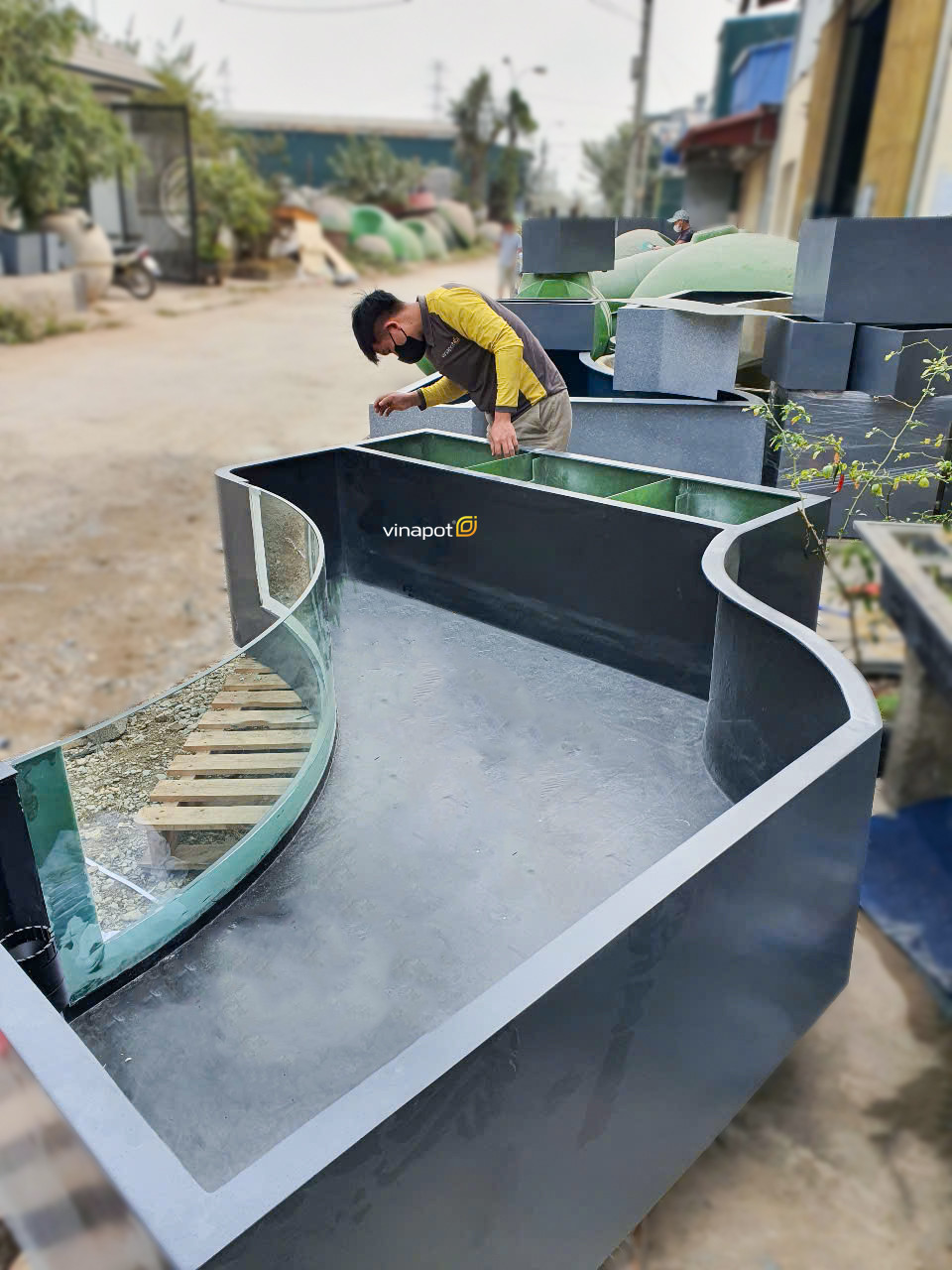 Bể cá cảnh composite đúc khuôn