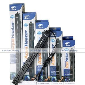Bộ sưởi bể cá cảnh Periha HE màu đen đang được sử dụng