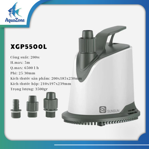 Bơm chìm SUNSUN XGP cho bể cá mini nhỏ
