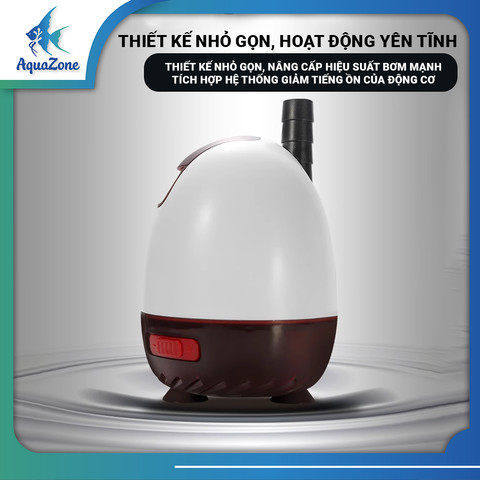 Bơm hút đáy 360 độ MBIO Q cho bể cá mini