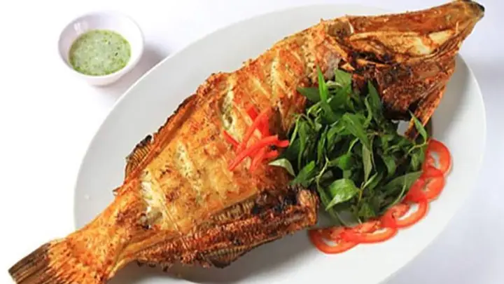 Cá da bò nướng muối ớt