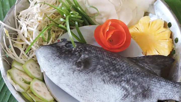 Cá da bò nấu canh chua