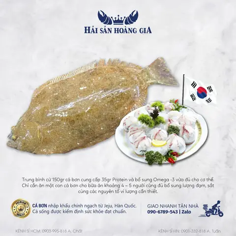 cá bơn hàn quốc