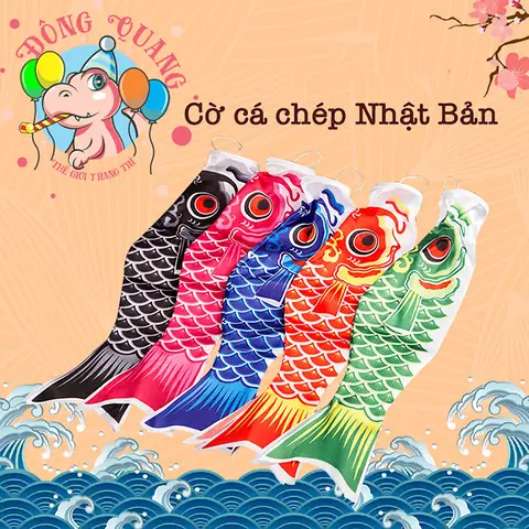 Cá Koi cờ Nhật (Koinobori): Biểu tượng văn hóa và ý nghĩa sâu sắc