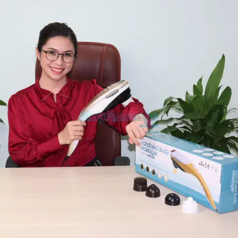 Máy Massage Cầm Tay Cá Mập 6 Đầu Puli PL-610B Có Tốt Không?