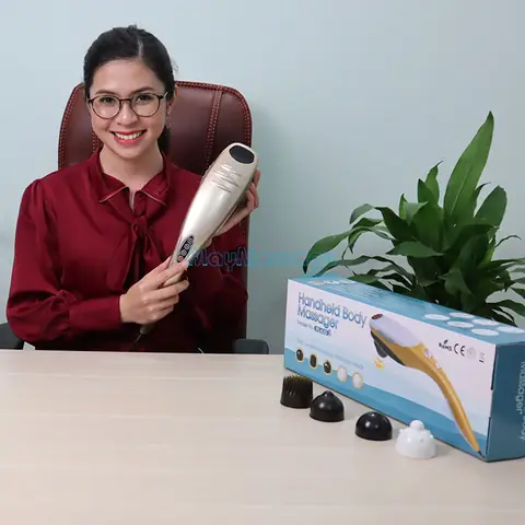 Máy Massage Cầm Tay Cá Mập 6 Đầu Puli PL-610B Có Tốt Không?