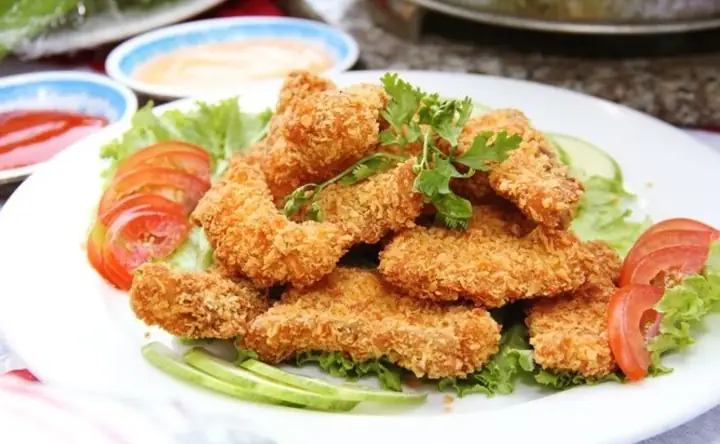 Cá nhệch chiên xù