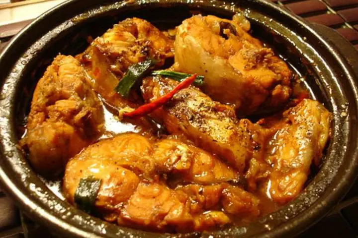 Cá nheo kho tiêu