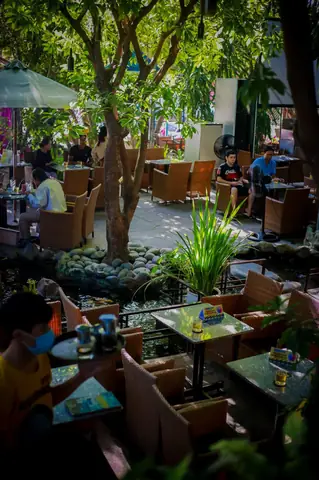 cafe cá koi nha trang