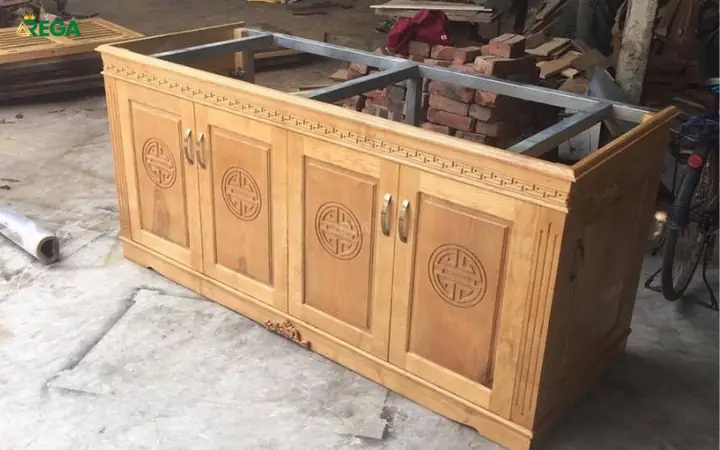 chân bể cá gỗ công nghiệp