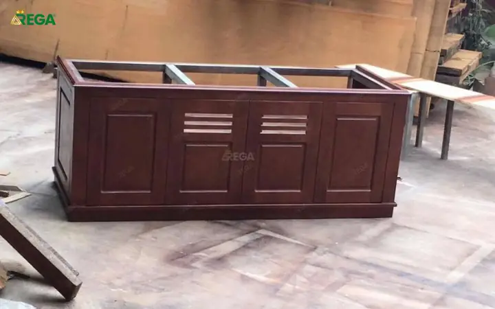 chân bể cá gỗ công nghiệp