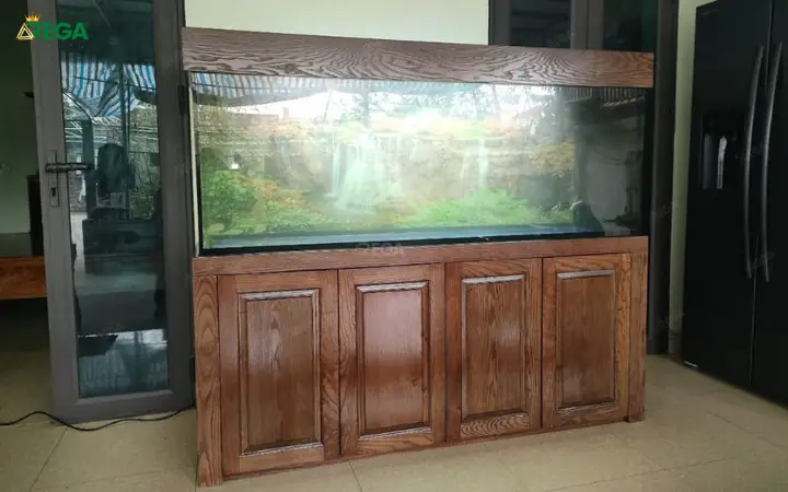 chân bể cá gỗ công nghiệp