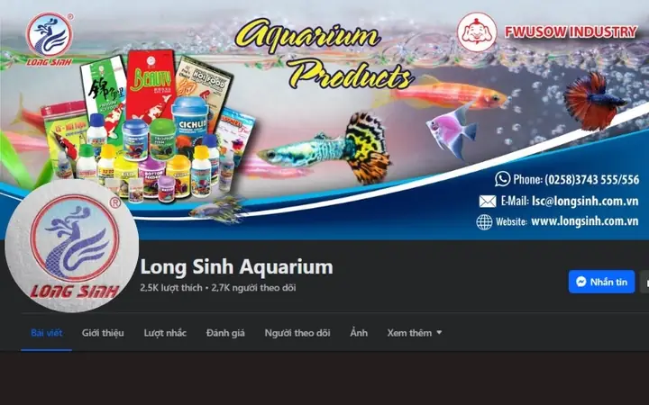 Long Sinh Aquarium nơi bán cá cảnh tại Đà Nẵng chất lượng