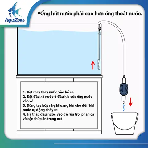 Dụng Cụ Hút Đáy Bể Cá Bằng Tay: Hướng Dẫn Sử Dụng và Chọn Mua