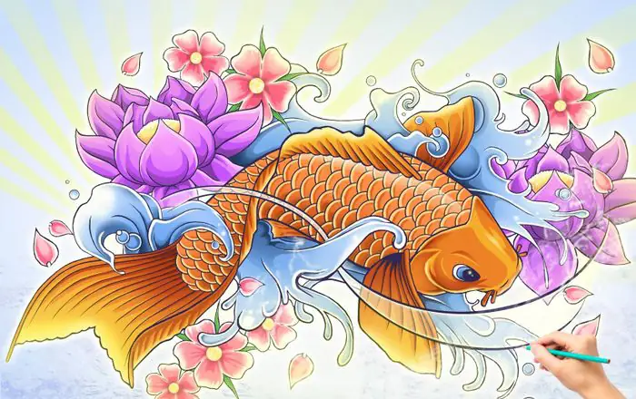 Những hình ảnh tuyệt đẹp về cá chép - biểu tượng của sự may mắn và thịnh vượng.
