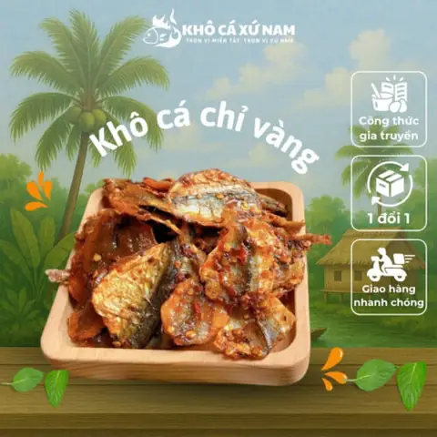Cá chỉ vàng khô – Món ăn vặt khoái khẩu