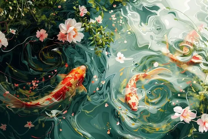 Làm Thế Nào Để Chọn Hình Nền Cá Koi Đẹp Phù Hợp Phong Thủy?