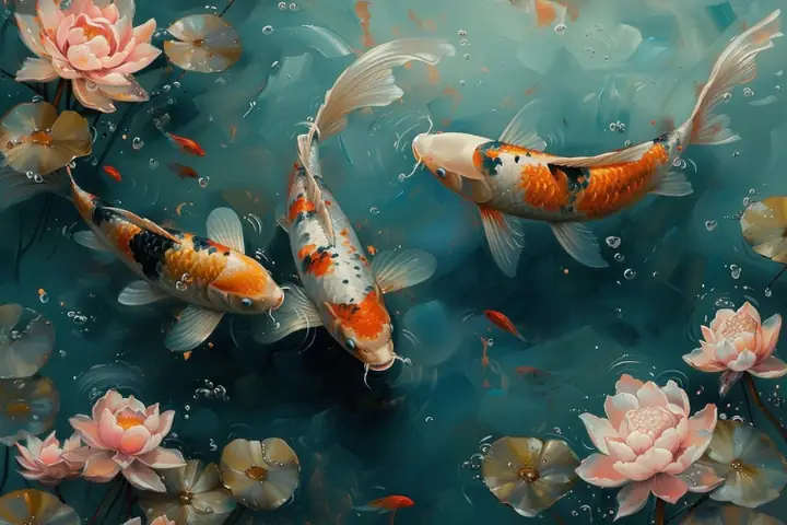 Làm Thế Nào Để Chọn Hình Nền Cá Koi Đẹp Phù Hợp Phong Thủy?
