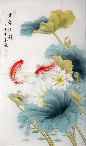 Hình vẽ cá chép đẹp nhất