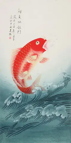 Hình vẽ cá chép đẹp nhất