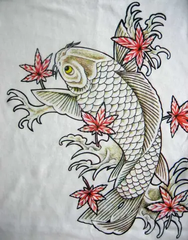 Hình vẽ cá chép đẹp nhất