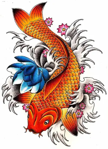 Cách Vẽ **Hình Vẽ Cá Chép Hóa Rồng Đơn Giản** Chi Tiết Nhất