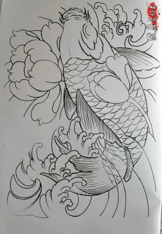 Cách Vẽ **Hình Vẽ Cá Chép Hóa Rồng Đơn Giản** Chi Tiết Nhất