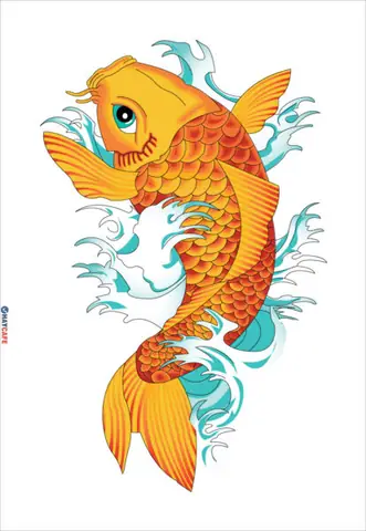 Cách Vẽ **Hình Vẽ Cá Chép Hóa Rồng Đơn Giản** Chi Tiết Nhất