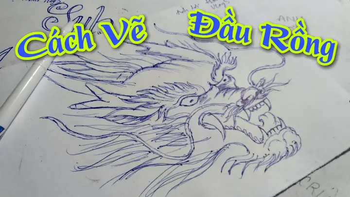 Cách Vẽ **Hình Vẽ Cá Chép Hóa Rồng Đơn Giản** Chi Tiết Nhất