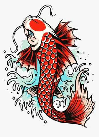Cách Vẽ **Hình Vẽ Cá Chép Hóa Rồng Đơn Giản** Chi Tiết Nhất