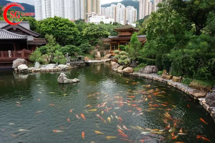 Vườn Sankeien ở Hiroshima, Nhật Bản