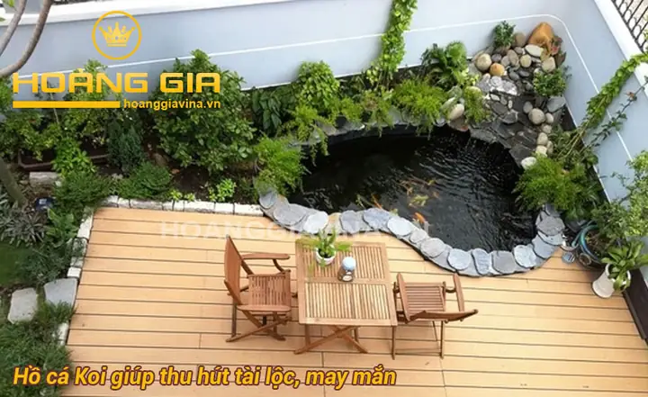 Hồ Cá Koi Mini Góc Sân: Từ A Đến Z Cẩm Nang Thiết Kế và Chăm Sóc