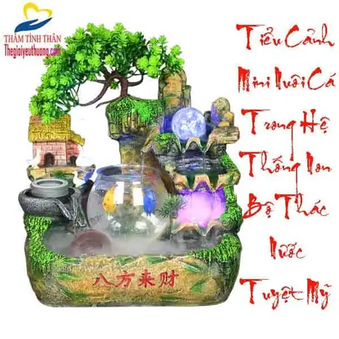 Cách chọn và bài trí hồ cá phong thủy mini hút tài lộc, bình an