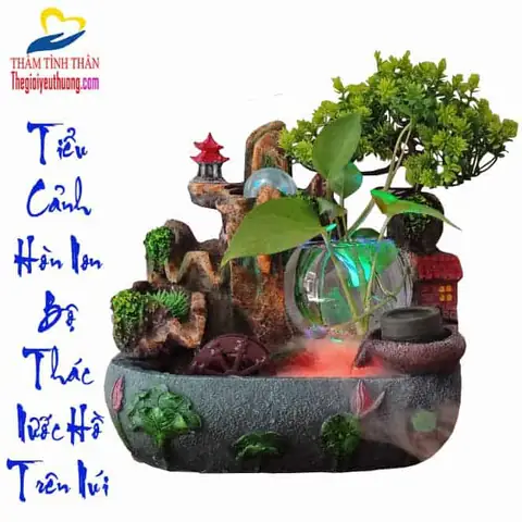hòn non bộ mini nuôi cá