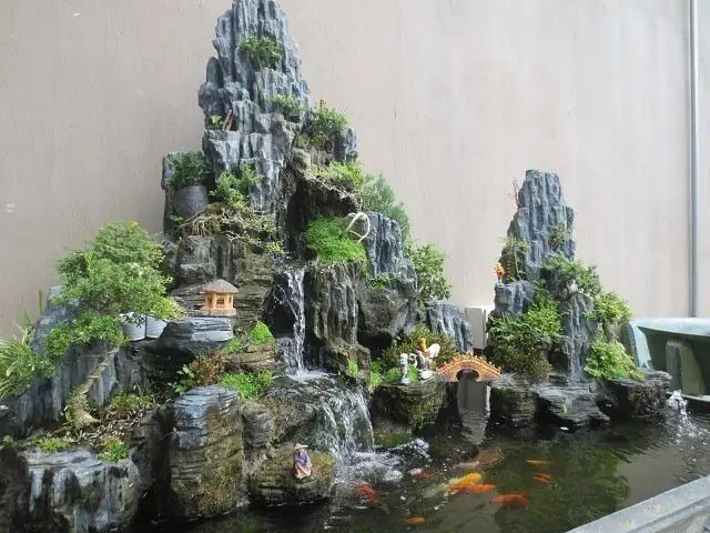 Hướng Dẫn Toàn Diện Về Hòn Non Bộ Nuôi Cá Koi: Từ Thiết Kế Đến Chăm Sóc