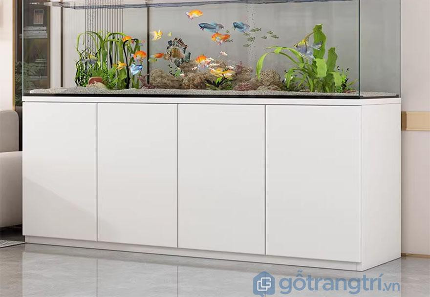 Kệ kê bể cá cảnh tích hợp đèn LED và hệ thống lọc nước