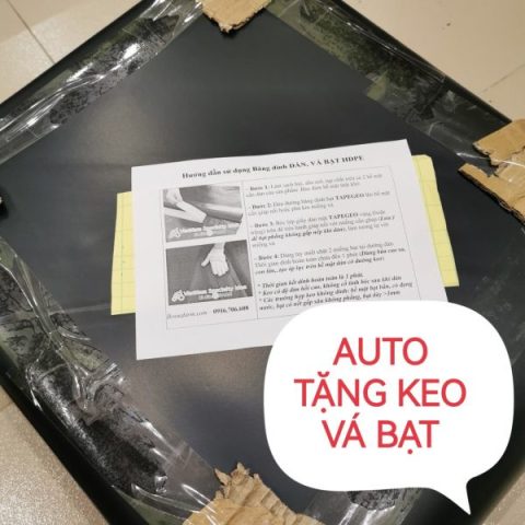 Keo dán chuyên dụng và mẫu màng chống thấm HDPE hỗ trợ thi công hồ cá cảnh
