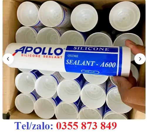 KEO DÁN KÍNH BỂ CÁ BỊ NỨT SILICONE APOLLO
